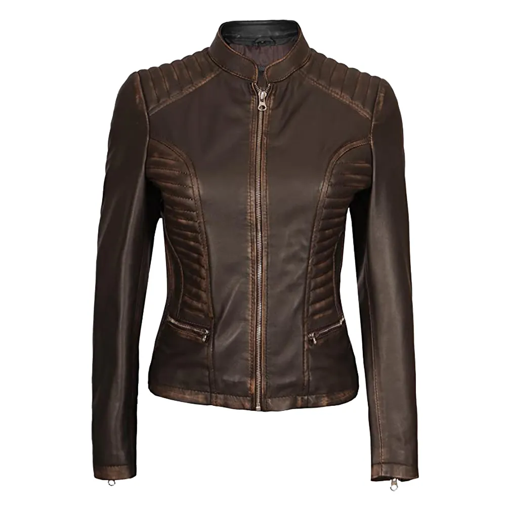 New Design Professional Newest Style Lady Jacket Womens Clothing Pu Leather Coat For Women