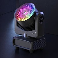 Projecteur LED COB RGBW 120W pour scène, film/vidéo, salles de banquet, bars, fêtes avec fonction stroboscopique 110-240V Multi-prises