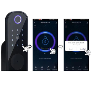 카도니오 와이파이 스마트 홈 전자 키리스 키패드 데드볼트 도어 림 락 지문 인식 도어락 (가정용) - Product Image 3