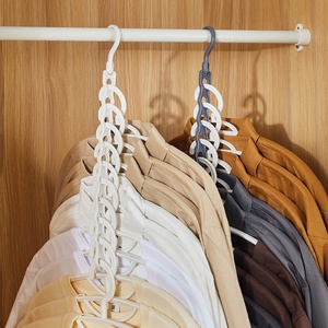 Nuevo organizador mágico multicapa para pantalones, colgador plegable de ropa para armario, para viajes, tiendas de ropa, material plástico - Product Image 1