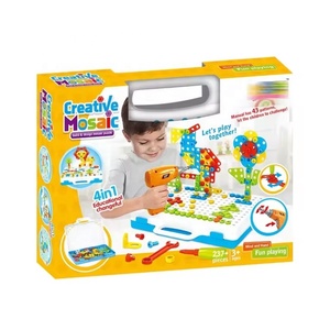 2024 trẻ em Đồ chơi giáo dục tự làm khoan điện vít câu đố đồ chơi kết hợp hộp công cụ - Product Image 1