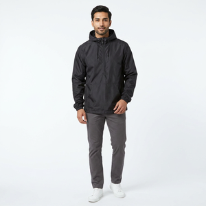 Windbreaker <b>Canvas</b> Softshell Custom Windproof Jacket for Men Plus Size Running Beach Use Vintage Style - Product Image 1