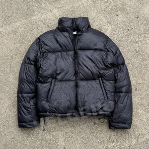 Giacca Invernale Imbottita Personalizzata da Designer con Cappuccio Rimovibile, Giacca Tecnica Puffer Effetto Stropicciato - Product Image 2