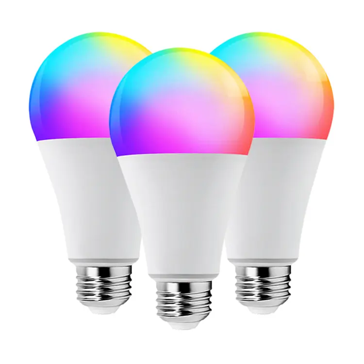 Cellphone Application Controlled Intelligent 16 Million Colors LED Smart WiFi Bulbs With Timer And Voice Identification Function