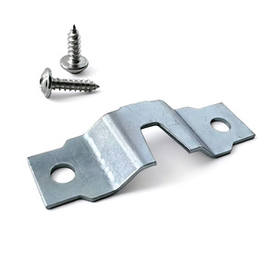 Crochet métallique droit en zinc bleu pour suspension, taille du trou 25 mm, crochet simple pour panneau arrière de cadre photo, quincaillerie de suspension dissimulée - Product Image 1