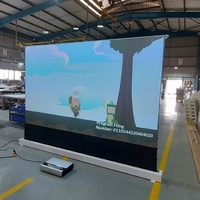 Écran de projection motorisé électrique, sur pied, 4K, anti-lumière, 120 pouces, 16:9, cinéma maison