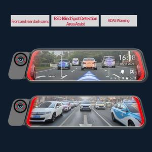 10 Inch IPS WiFi G-Sensor <strong>Mirror</strong> 3 Channel 4K <strong>Dash</strong> <strong>Cam</strong> Car DVR with 1 Year Warranty Blind Spot Recorder Video Recorder - Product Image 2