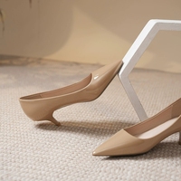 Chaussures de Bureau pour Femmes avec Logo Personnalisé, Grande Taille 43, Talon de 5,5 cm, Bout Pointu Multicolore, Escarpins de Ville à Petit Talon et à la Mode