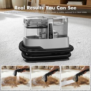 Portable <b>Cleaner</b> <b>Machine</b> for Carpet & <b>Upholstery</b> 17kPa Powerful Suction With Versatile Tools Compact Pet Stain Remover High Pres - Product Image 1