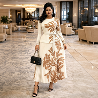 Kaftan de soirée de luxe fait main style Dubaï, orné de perles, robe longue Nida modeste pour l'été, idéale pour l'Aïd, les mariages et les occasions du Moyen-Orient