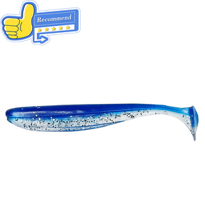 Bass Fishing Soft Plastic Leading 7cm 2g Easy Shiner Double Color Bass Fishing Lures Soft Plastic T Tail Fishing Lure Worms 10pcs/bag