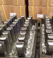 Espiga cuadrada de una pieza de acero inoxidable SS304/316 para sistema de barandilla de vidrio Almeja de vidrio cuadrada - Product Image 4