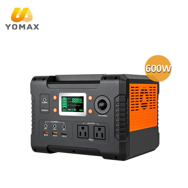 600W Portable Lithium-ion Solar Generator Power Station 15000mAh/555Wh Battery US/JP/Customized Outlet QC3.0 Camping Emergency