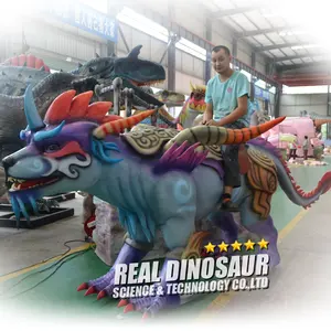 Amusement Park Realistic Life Size Ancient Beast Ride Games