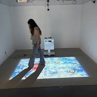 Système de projection interactive 3D tout-en-un pour sols numériques intérieurs, projecteur de cartographie de sol pour stade