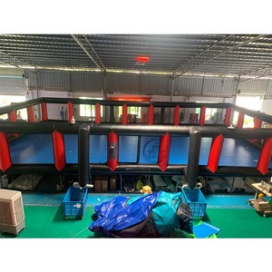 Gran Arena Inflable de <span class=keywords><strong>Paintball</strong></span>, Campo de Búnker Inflable para Deportes al Aire Libre, Arena Inflable con Vallas para Juegos Deportivos - Product Image 5
