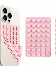 Ventosa de Silicone Dupla Face para Celular Quadrada e Suporte Multifuncional de Silicone Simples para Telefone - Product Image 1