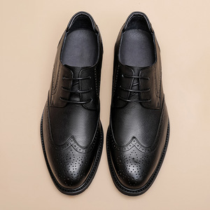Factory Wholesale Italian Men's Leather Office Dress Shoes for Men Shoes Formal - EU Size 38
