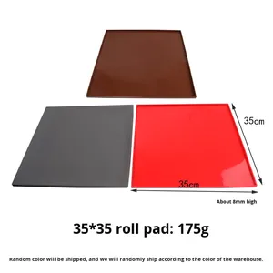 Tapis de cuisson en <span class=keywords><strong>silicone</strong></span> <span class=keywords><strong>pour</strong></span> gâteaux roulés, lot de 4 pièces, tapis souples <span class=keywords><strong>pour</strong></span> four et friteuse à air, <span class=keywords><strong>pour</strong></span> la préparation de gâteaux - Product Image 6