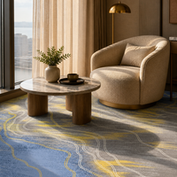Tapis Axminster de luxe pour chambre d'hôtel 5 étoiles, tapis de sol