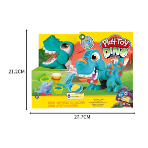 Juego de <span class=keywords><strong>plastilina</strong></span> de arcilla de dinosaurio, juego creativo de <span class=keywords><strong>plastilina</strong></span>, juguetes de <span class=keywords><strong>plastilina</strong></span>, juegos de <span class=keywords><strong>plastilina</strong></span> 3D - Product Image 2