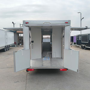 Remorque de restauration mobile 2026 en promotion avec véranda et foyer barbecue, personnalisable pour la restauration événementielle - Product Image 3