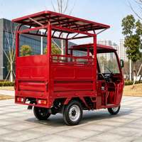 Tuk-tuk d'exportation à essence, double étage, carrosserie ouverte et moteur vertical refroidi par eau pour le transport de passagers