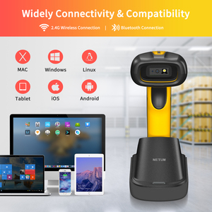 Escáner de Códigos de Barras <span class=keywords><strong>3D</strong></span> NETUM RD-1202W 1D 2D QR Inalámbrico BT 2.4Ghz y USB2.0 con Cable, 3 en 1, Resistente al Agua, Grado Industrial - Product Image 2