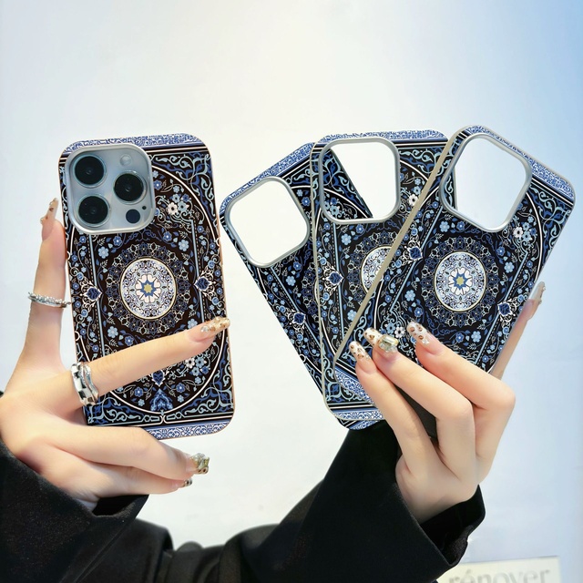 Shockproof Persian Pattern Phone case for iphone 17 16 Pro Max 15 Plus Case  Animal Leather Texture TPU Protection Mobile  Cover