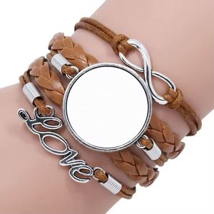 Bracelets d'amour vierges pour sublimation, bijoux à personnaliser - Product Image 4