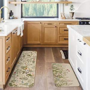 เสื่อผ้าลินินยางรองอ่างล้างจานในครัวกันลื่นดูดซับได้ดีทำความสะอาดง่าย - Product Image 1