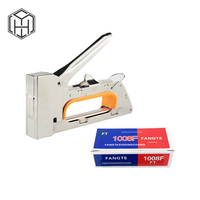 Agrafeuses manuelles de type 1306/1308/1310 vendues en usine et clous de type porte 1008F (13/6 13/8) Cloueurs métalliques DIY