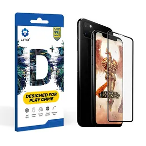 LITO D+ game player tempered glass screen protector for iphone xr xs max x full covered