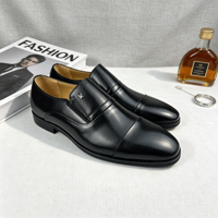 Chaussures classiques Penny à enfiler pour hommes en cuir véritable, style formel de luxe, légères, antidérapantes, toutes saisons 2026, silencieuses