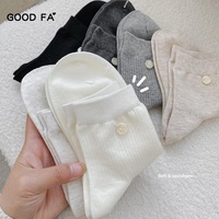 Chaussettes courtes en coton imprimées style coréen pour femme, fabrication OEM, à aiguille simple