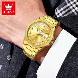 Reloj de Lujo 3733 con Logotipo Personalizado de Fábrica, Diseño a Medida, Resistente al Agua, Logotipo Personalizado OEM, Reloj de Cuarzo Clásico, Elegante y Ejecutivo para Hombre - Product Image 4
