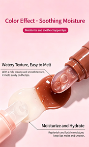 Nouveau <span class=keywords><strong>baume</strong></span> <span class=keywords><strong>à</strong></span> lèvres populaire hydratant et nourrissant, gloss multi-saveurs longue tenue, maquillage végétalien pour le soin de vos lèvres - Product Image 5