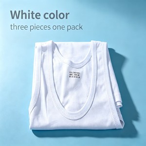 <span class=keywords><strong>Canotta</strong></span> da <span class=keywords><strong>uomo</strong></span> in cotone a <span class=keywords><strong>costine</strong></span>, colore bianco Africa, modello TFK007, per palestra e sport, confezione da 3 pezzi - Prezzo all'ingrosso: 3,24 dollari - Product Image 3