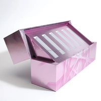 Boîtes personnalisées pour influenceurs de marque, emballages de beauté et de soins de la peau, boîte de présentation haut de gamme en carton pour gloss à lèvres et kit à lèvres