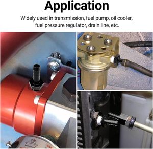 M14*1.5mm 公头转5/16英寸<span class=keywords><strong>3</strong></span>/8英寸软管接头燃油泵进油直通接头适配器带铝垫圈 - Product Image 5