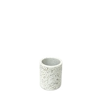 Support à ustensiles de cuisine de luxe en résine aspect terrazzo blanc, rangement pour outils de cuisson sur comptoir, pot à ustensiles, organiseur d'outils de cuisine
