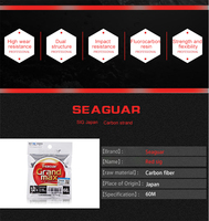 Marque japonaise Seaguar GrandMax 60M ligne de pêche en fluorocarbone Seguar ligne de pêche de haute qualité Super Durable