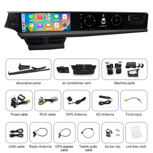 หน้าจอคู่สำหรับ Porsche Macan PCM 3.0/3.1/4.0 ปี 14-17 วิทยุแอนดรอยด์ 2din เครื่องเล่นมัลติมีเดียในรถยนต์ รองรับ 4G LTE ไร้สาย บลูทูธ Carplay - Product Image 6