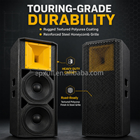 GE28 Dual 18 Inch Speaker Pasif Full Range Profesional Sistem PA Kayu Lapis OEM untuk Konser Bar Panggung Penguatan Suara Langsung