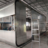 Maisons de conteneur détachables de capsule modulaire préfabriquée en acier moderne de luxe à assemblage rapide de cabine Apple pour hôtel de villégiature/bureau à domicile