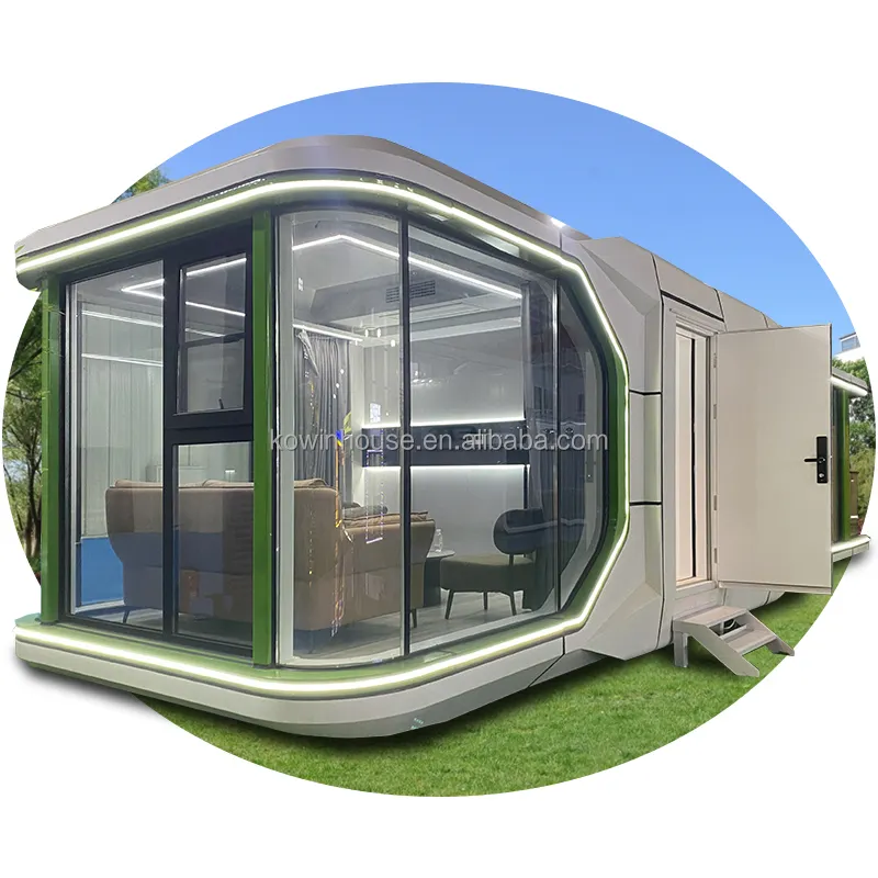 Homes Movable Space Capsule Homes Luxury Furnatured Mobile Prefab Houses Hotel Space Capsule Mobile House