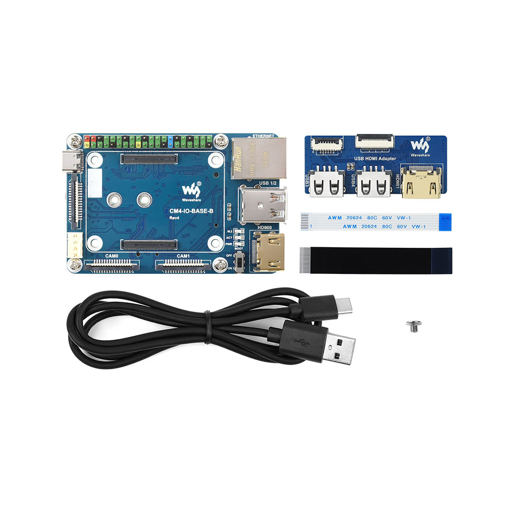 WGZX CM4-IO-BASE-B см4, развивающая плата для инновационных проектов IoT, гигабитный Ethernet порт/HDMI выход 4K/интерфейс камеры
