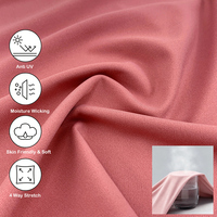 Vente en gros de tissu côtelé mat en nylon 75% nylon et 25% spandex à haute élasticité pour maillot de bain