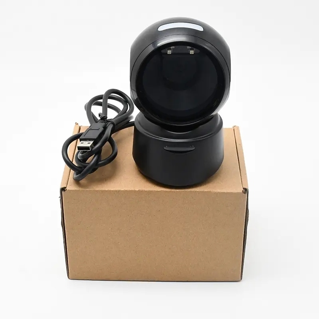 Supermarket Omnidirectional Wired Price Checker Small 1d 2d Rfid Reader Desktop Pos Usb Barcode Android Qr Code Scanner for Shop