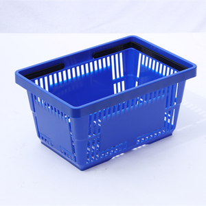 Panier à provisions en plastique de poche d'achats de magasins de détail avec le logo libre imprimé - Product Image 4